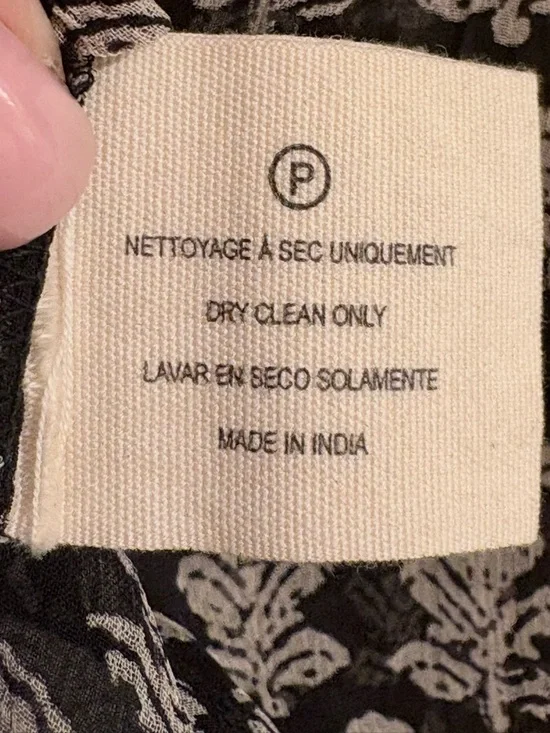 MAISON HOTEL VENICE BLOUSE YING YANG Semi Sheer Ruffle Details Small - Picture 12 of 12